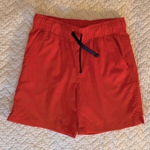 Primary kids red shorts size 6-7